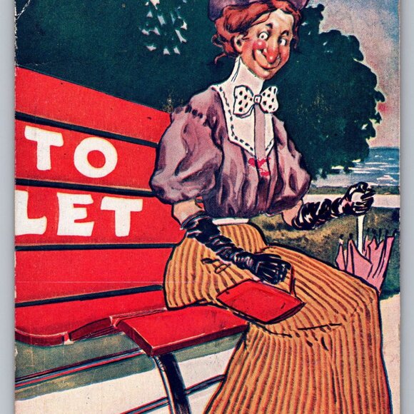 Postcards Lot of 8 Humor Vintage Posted & Unposted #915 - Picture 15 of 16